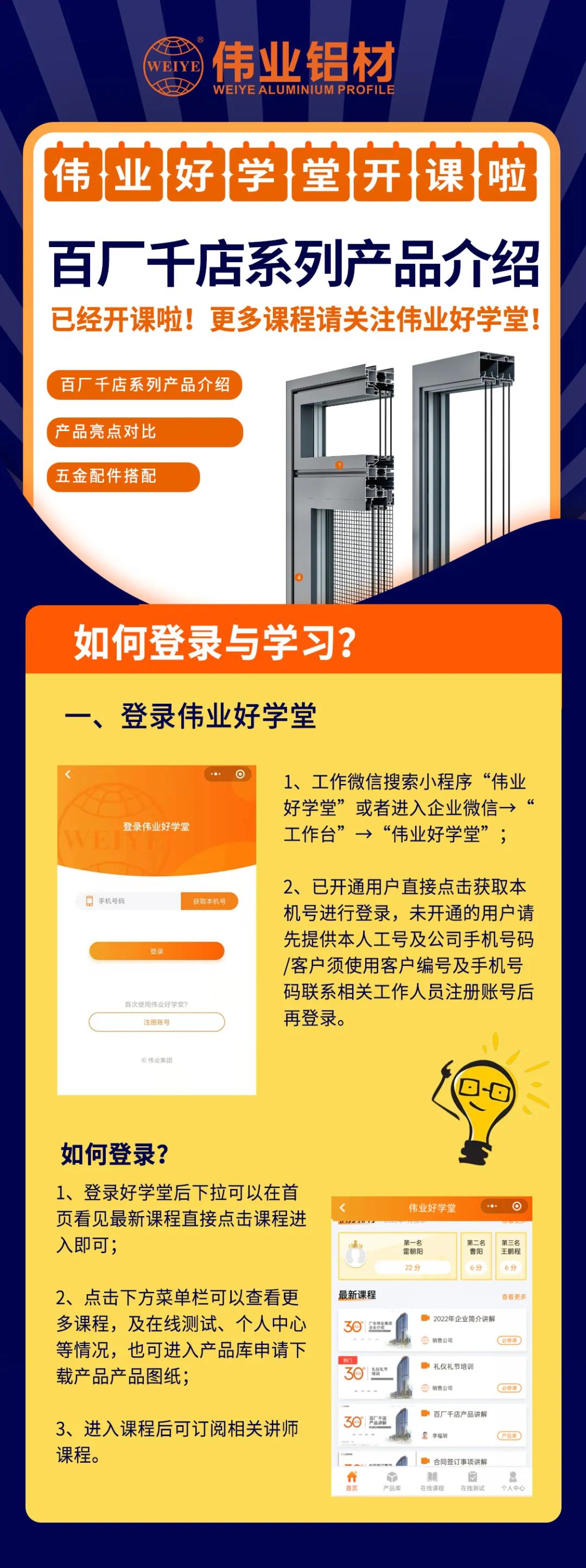 开课啦！百厂千店系列产品先容已上线尊龙官方网站首页勤学堂，，，，，，，快get最新课程