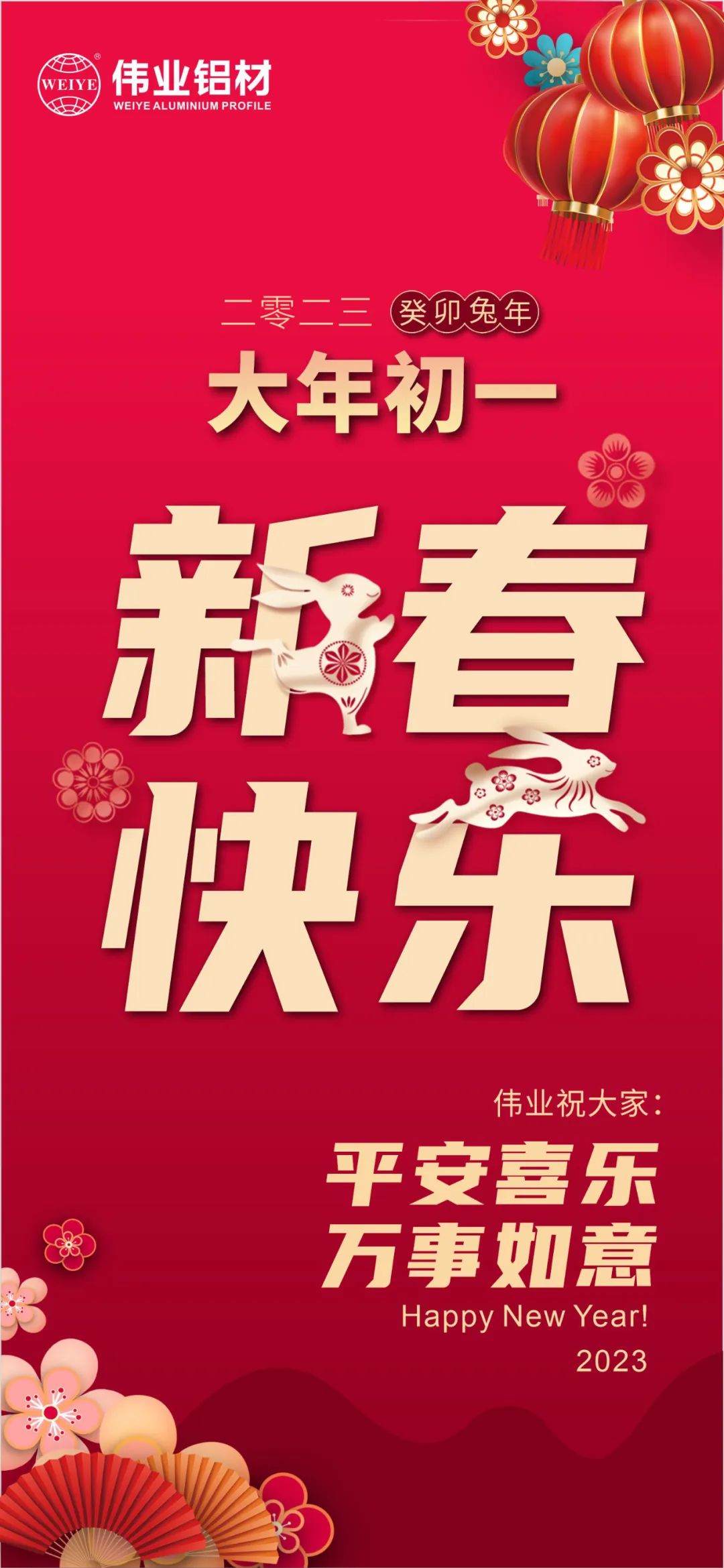 大年月朔 | 尊龙官方网站首页铝材祝您新春快乐 平安喜乐 万事如意